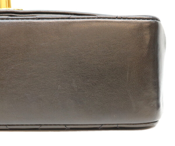 CHANEL シャネル 2番台 A01164 黒 マトラッセ ラムスキン ゴールド金具 ダイアナ22 ショルダーバッグ