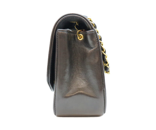 CHANEL シャネル 2番台 A01164 黒 マトラッセ ラムスキン ゴールド金具 ダイアナ22 ショルダーバッグ