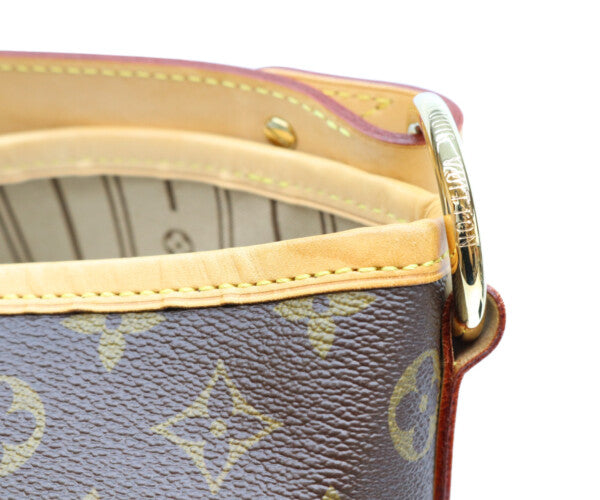 LOUIS VUITTON ルイヴィトン 13年 M40352 モノグラム マロン ディライトフルPM ショルダーバッグ