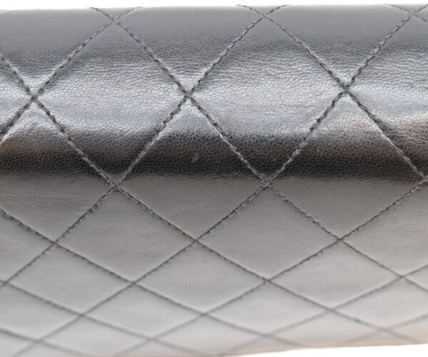 CHANEL シャネル 7番 A03571 黒 ゴールド金具 ターンロック フルフラップ ミニマトラッセ19 ショルダーバッグ