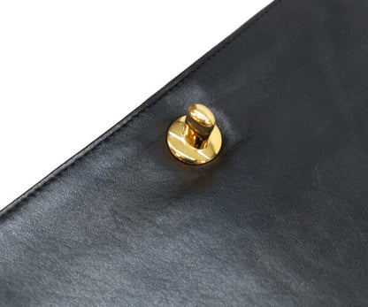CHANEL シャネル 7番 A03571 黒 ゴールド金具 ターンロック フルフラップ ミニマトラッセ19 ショルダーバッグ