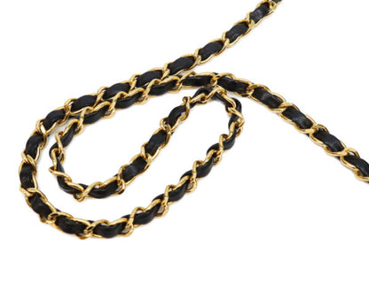 CHANEL シャネル 7番 A03571 黒 ゴールド金具 ターンロック フルフラップ ミニマトラッセ19 ショルダーバッグ
