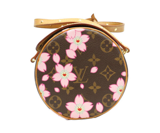 LOUIS VUITTON ルイヴィトン 03年 M92009 モノグラム チェリーブロッサム パピヨン ハンドバッグ