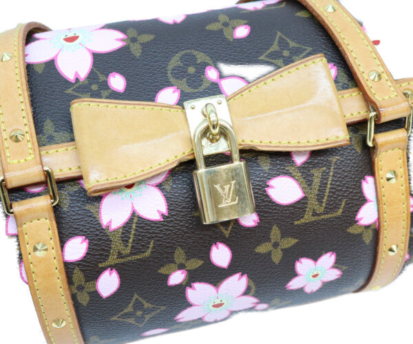 LOUIS VUITTON ルイヴィトン 03年 M92009 モノグラム チェリーブロッサム パピヨン ハンドバッグ