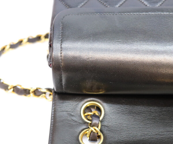 CHANEL シャネル 2番 黒 ラム ダブルフラップ パリ限定 マトラッセ23 チェーンショルダー ショルダーバッグ
