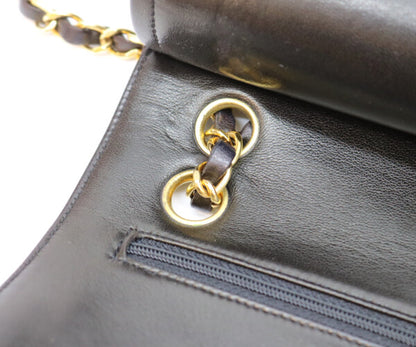 CHANEL シャネル 2番 黒 ラム ダブルフラップ パリ限定 マトラッセ23 チェーンショルダー ショルダーバッグ
