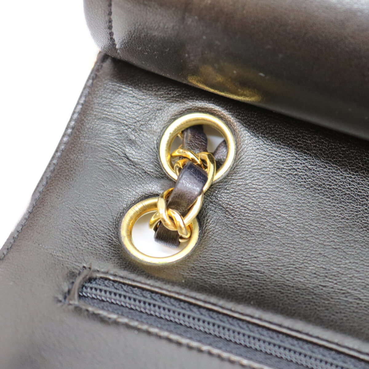 CHANEL シャネル 2番 黒 ラム ダブルフラップ パリ限定 マトラッセ23 チェーンショルダー ショルダーバッグ