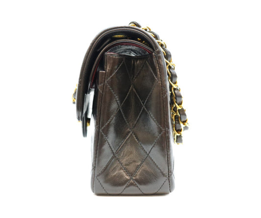 CHANEL シャネル 2番 黒 ラム ダブルフラップ パリ限定 マトラッセ23 チェーンショルダー ショルダーバッグ