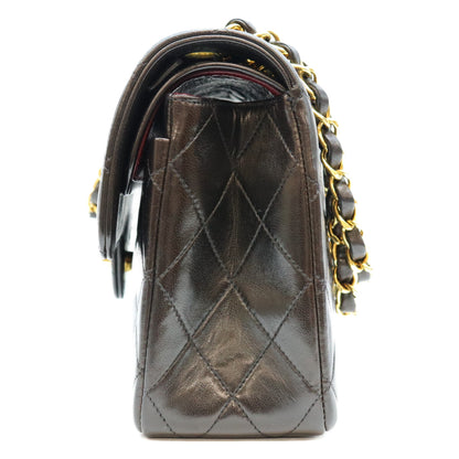 CHANEL シャネル 2番 黒 ラム ダブルフラップ パリ限定 マトラッセ23 チェーンショルダー ショルダーバッグ