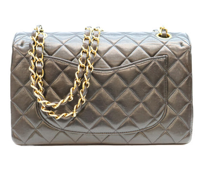 CHANEL シャネル 2番 黒 ラム ダブルフラップ パリ限定 マトラッセ23 チェーンショルダー ショルダーバッグ