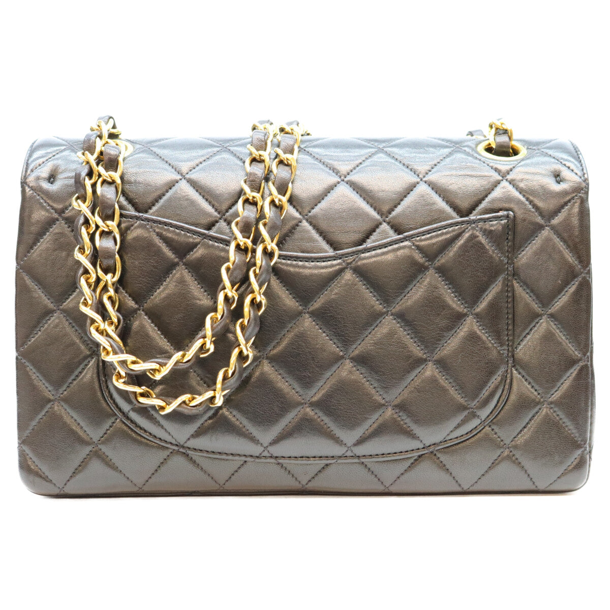 CHANEL シャネル 2番 黒 ラム ダブルフラップ パリ限定 マトラッセ23 チェーンショルダー ショルダーバッグ