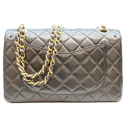 CHANEL シャネル 2番 黒 ラム ダブルフラップ パリ限定 マトラッセ23 チェーンショルダー ショルダーバッグ