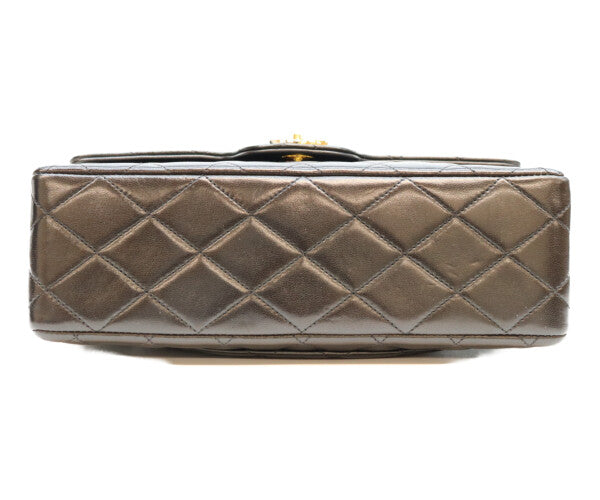 CHANEL シャネル 2番 黒 ラム ダブルフラップ パリ限定 マトラッセ23 チェーンショルダー ショルダーバッグ