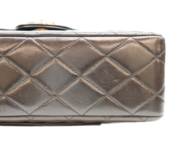 CHANEL シャネル 2番 黒 ラム ダブルフラップ パリ限定 マトラッセ23 チェーンショルダー ショルダーバッグ