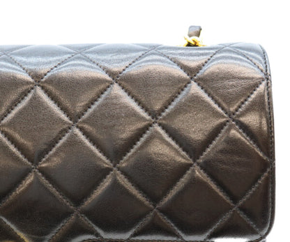 CHANEL シャネル 2番 黒 ラム ダブルフラップ パリ限定 マトラッセ23 チェーンショルダー ショルダーバッグ