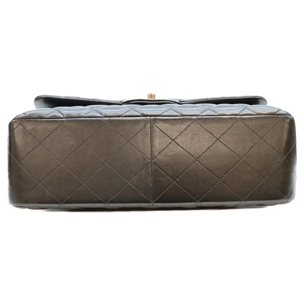 CHANEL シャネル 16番 A58600 黒 ラム シルバー金具 ダブルフラップ デカマトラッセ30 バッグ ショルダーバッグ