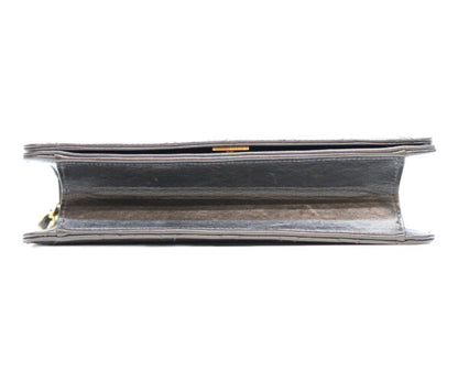 CHANEL シャネル 5番 A03568 黒 ラム フルフラップ G金具 プッシュロック マトラッセ23 バッグ ショルダーバッグ