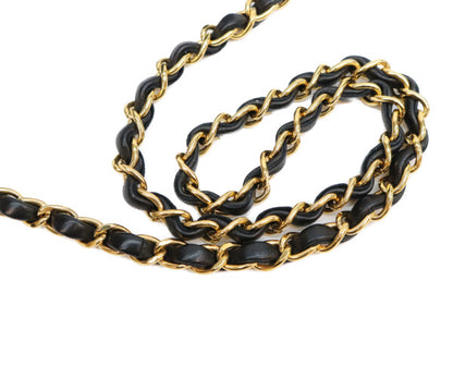 CHANEL シャネル 5番 A03568 黒 ラム フルフラップ G金具 プッシュロック マトラッセ23 バッグ ショルダーバッグ