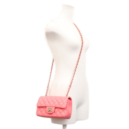 CHANEL シャネル A69900 ピンク ラム ゴールド金具 ミニマトラッセ20 バッグ ショルダーバッグ
