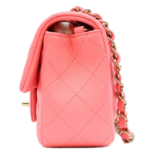 CHANEL シャネル A69900 ピンク ラム ゴールド金具 ミニマトラッセ20 バッグ ショルダーバッグ