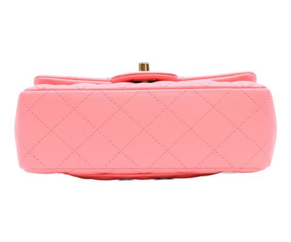 CHANEL シャネル A69900 ピンク ラム ゴールド金具 ミニマトラッセ20 バッグ ショルダーバッグ