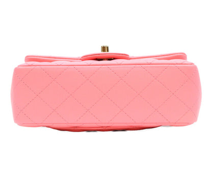 CHANEL シャネル A69900 ピンク ラム ゴールド金具 ミニマトラッセ20 バッグ ショルダーバッグ