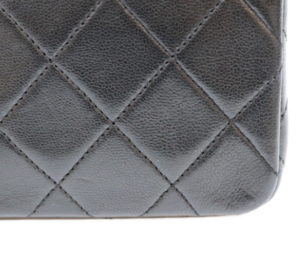 CHANEL シャネル 1番 A03571 黒 ゴールド金具 ターンロック フルフラップ ミニマトラッセ19 ショルダーバッグ