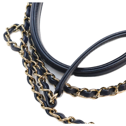 CHANEL シャネル 28番 A69923 黒 ラムスキン ゴールド金具 トレンディCC 2WAY バッグ ショルダーバッグ