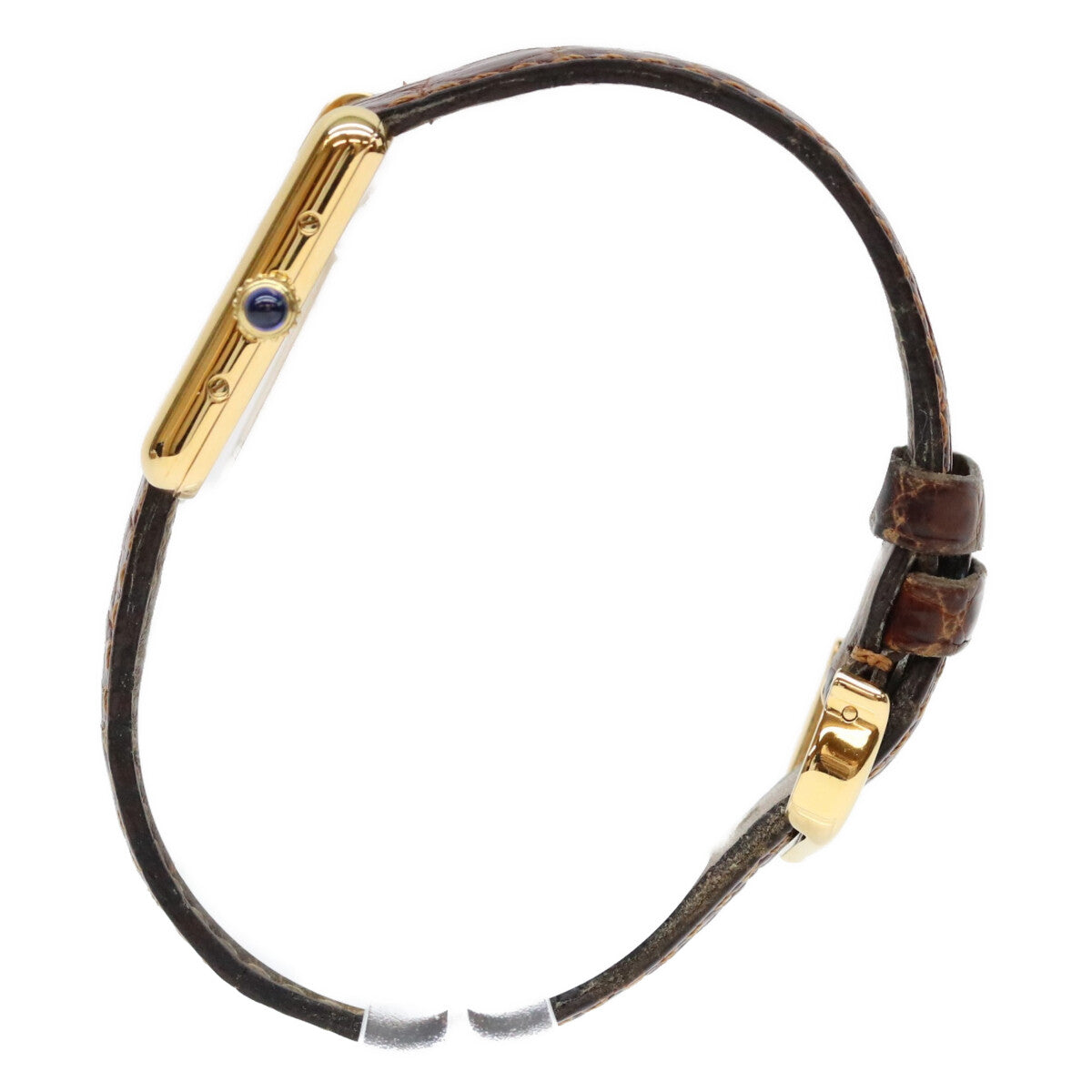 Cartier カルティエ 82-95年 925 マストタンクSM ヴェルメイユ アイボリーローマ文字盤 QZ 時計 腕時計
