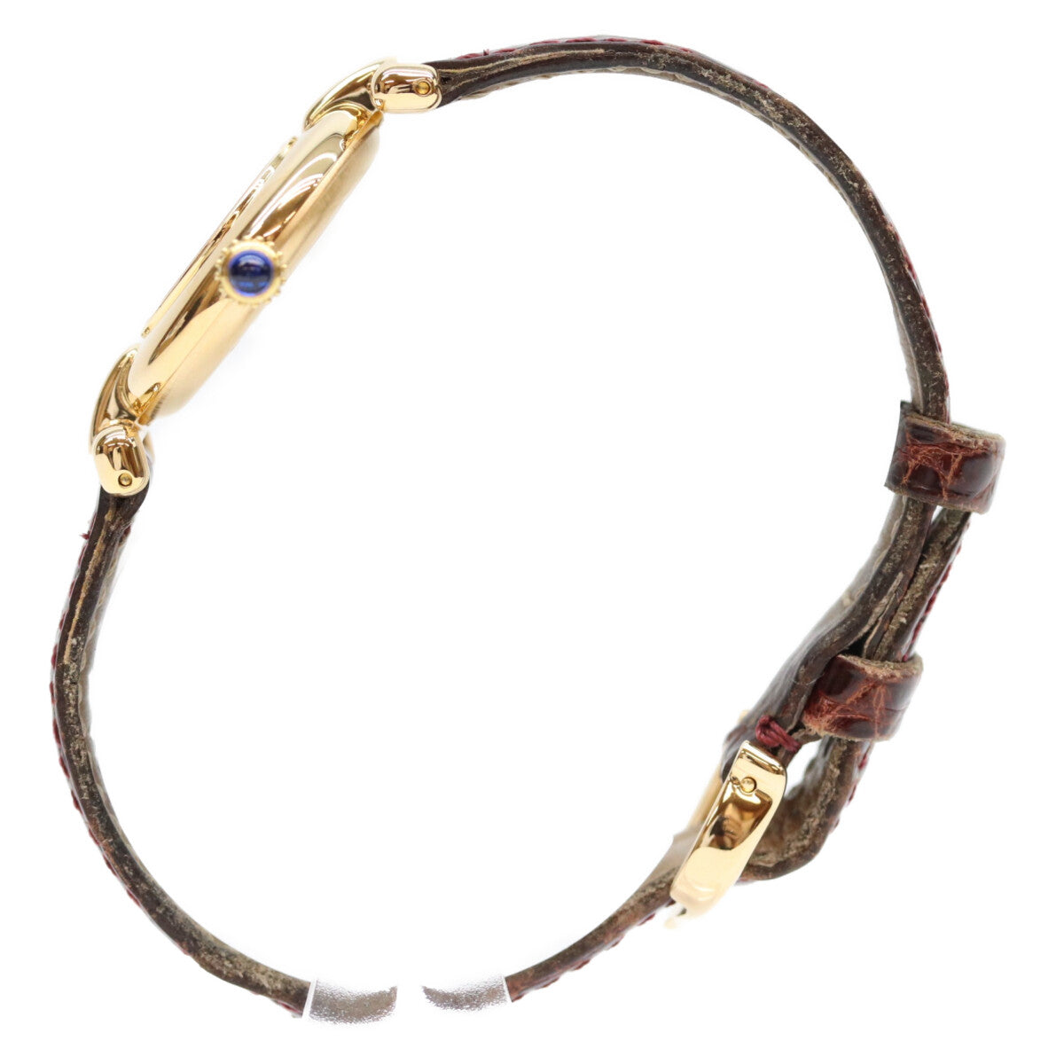 Cartier カルティエ 94年 W1000653 925 マストコリゼSM ヴェルメイユ アイボリーローマ文字盤 QZ 時計 腕時計