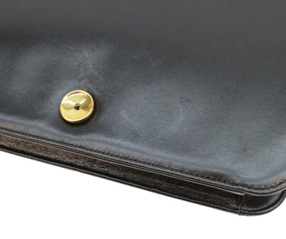CHANEL シャネル 5番 A03568 黒 ラム フルフラップ G金具 プッシュロック マトラッセ23 バッグ ショルダーバッグ