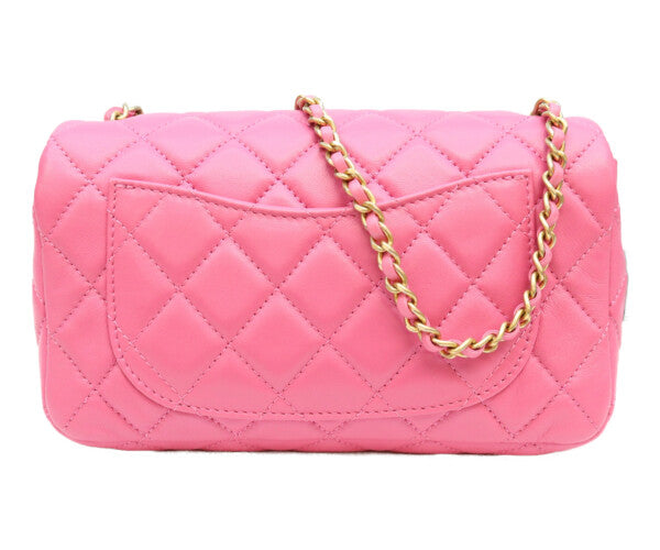 CHANEL シャネル 29番 AS1787 ピンク ラム ゴールド金具 パールクラッシュ/ココボール ミニマトラッセ20 バッグ ショルダーバッグ