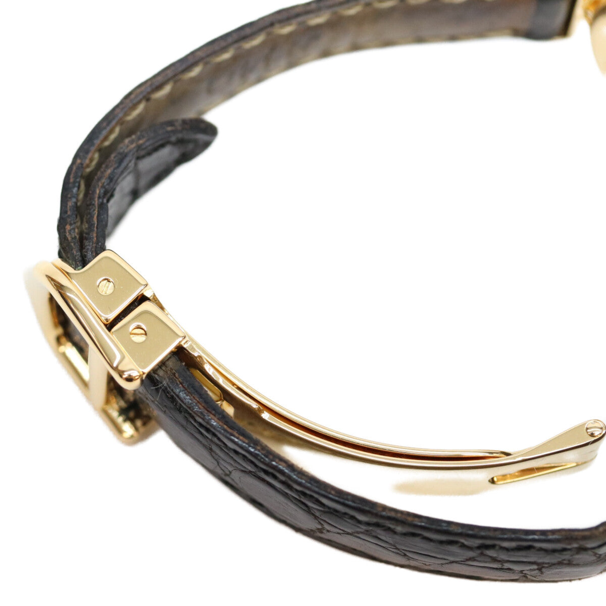 Cartier カルティエ 80-90s 925 マストコリゼSMヴェルメイユ センターグレイ文字盤 QZ 時計 腕時計
