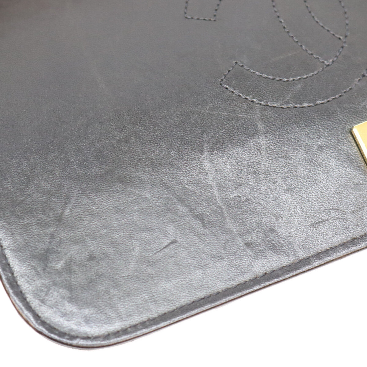 CHANEL シャネル No. 5 A03568 black lambskin full-flap gold-fittings push-lock Matelassé 23 bag shoulder bag