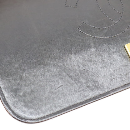 CHANEL シャネル No. 5 A03568 black lambskin full-flap gold-fittings push-lock Matelassé 23 bag shoulder bag