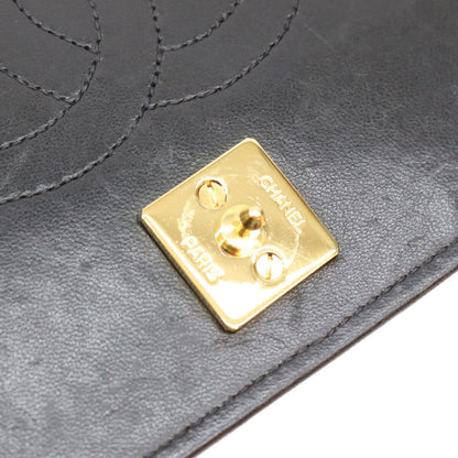 CHANEL シャネル No. 5 A03568 black lambskin full-flap gold-fittings push-lock Matelassé 23 bag shoulder bag