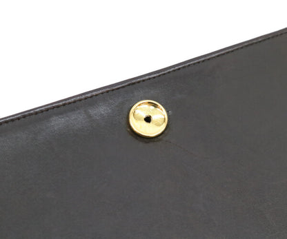CHANEL シャネル 5番 A03568 黒 ラム フルフラップ G金具 プッシュロック マトラッセ23 バッグ ショルダーバッグ