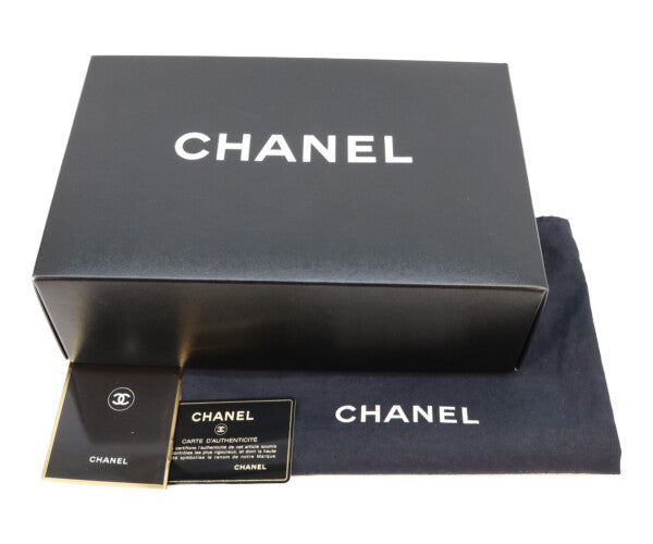 CHANEL シャネル 5番 A03568 黒 ラム フルフラップ G金具 プッシュロック マトラッセ23 バッグ ショルダーバッグ