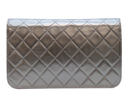 CHANEL シャネル 5番 A03568 黒 ラム フルフラップ G金具 プッシュロック マトラッセ23 バッグ ショルダーバッグ