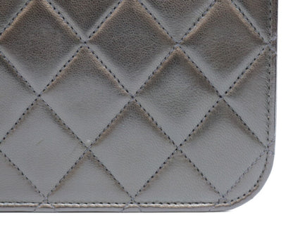 CHANEL シャネル 5番 A03568 黒 ラム フルフラップ G金具 プッシュロック マトラッセ23 バッグ ショルダーバッグ