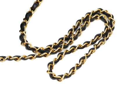 CHANEL シャネル 5番 A03568 黒 ラム フルフラップ G金具 プッシュロック マトラッセ23 バッグ ショルダーバッグ