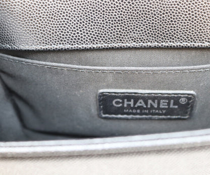 CHANEL シャネル 29番 A67085 黒 キャビア シルバー金具 ボーイシャネル20スモール バッグ ショルダーバッグ