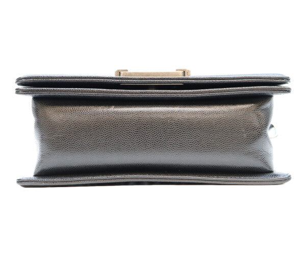 CHANEL シャネル 29番 A67085 黒 キャビア シルバー金具 ボーイシャネル20スモール バッグ ショルダーバッグ
