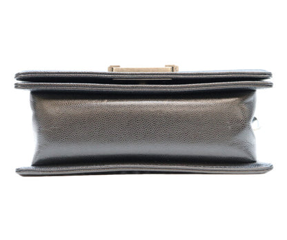 CHANEL シャネル 29番 A67085 黒 キャビア シルバー金具 ボーイシャネル20スモール バッグ ショルダーバッグ