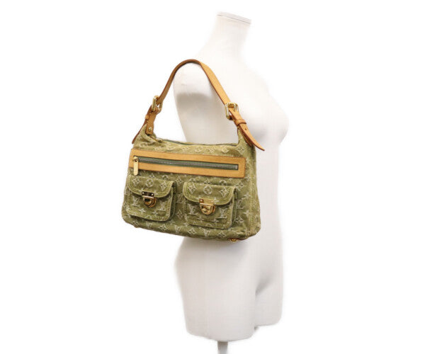 LOUIS VUITTON ルイヴィトン 06年 M95213 モノグラムデニム リケン バギーPM ショルダーバッグ