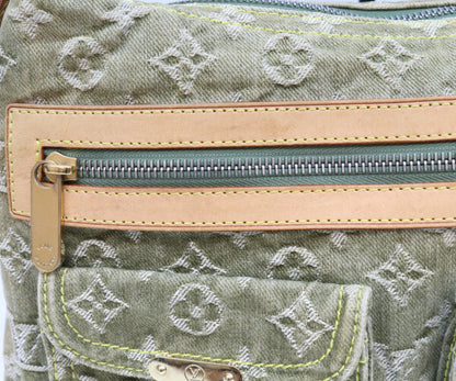 LOUIS VUITTON ルイヴィトン 06年 M95213 モノグラムデニム リケン バギーPM ショルダーバッグ