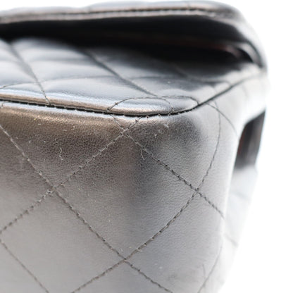 CHANEL シャネル No. 18 A58600 Black Lambskin Silver Hardware Double-Flap Maxi Matelassé 30 Bag Shoulder Bag