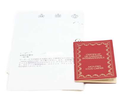 Cartier カルティエ 89年 750YG ヴァンドーム プチ ミニ 白ローマ文字盤 QZ 時計 腕時計