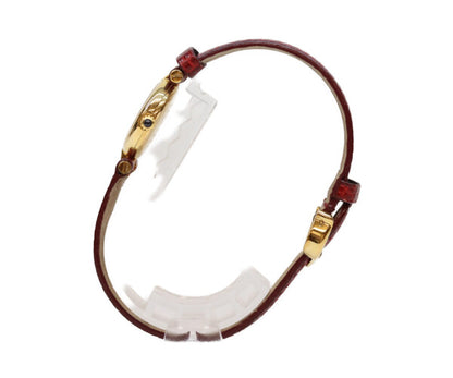 Cartier カルティエ 89年 750YG ヴァンドーム プチ ミニ 白ローマ文字盤 QZ 時計 腕時計