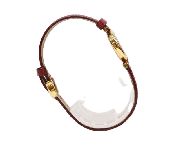 Cartier カルティエ 89年 750YG ヴァンドーム プチ ミニ 白ローマ文字盤 QZ 時計 腕時計